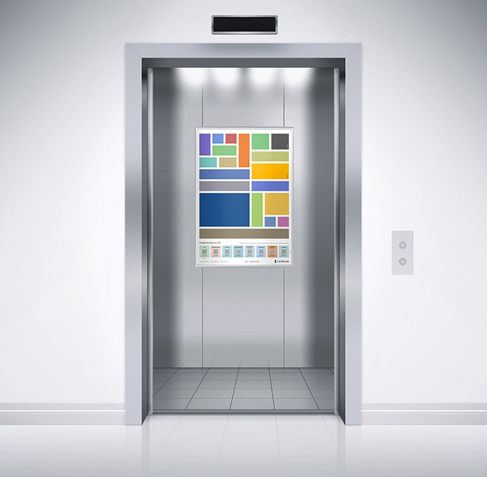 Lift reklám
